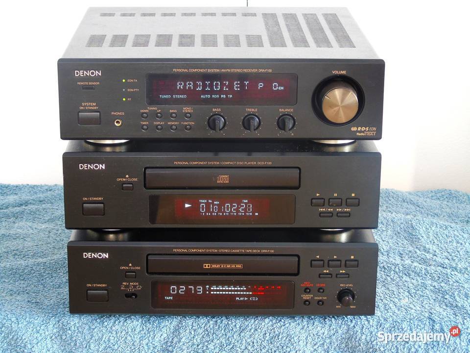Wieża Denon Amplituner RDS CD Mag AUX PHONO podkarpackie sprzedam