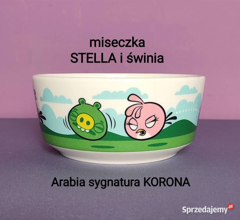 ANGRY BIRDS miska Arabia Finland sygnatura Jasień