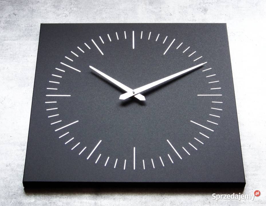 Oryginalny zegar ręcznie grawerowany na blasze ścienny świętokrzyskie Sandomierz