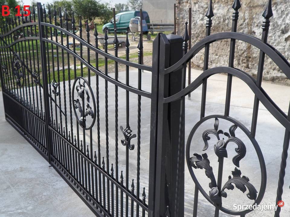 Brama wjazdowa kuta skrzydłowa przesuwna Kutno