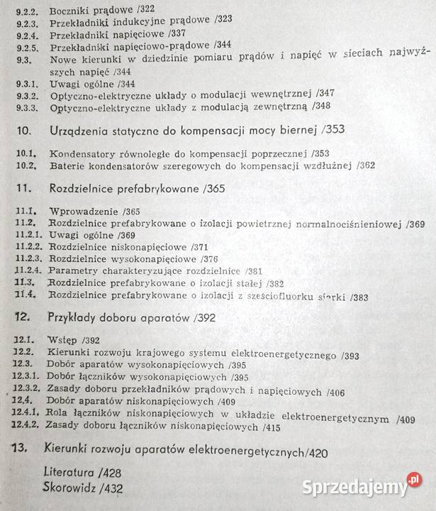 Aparaty elektroenergetyczne Stanisław Chełm sprzedam