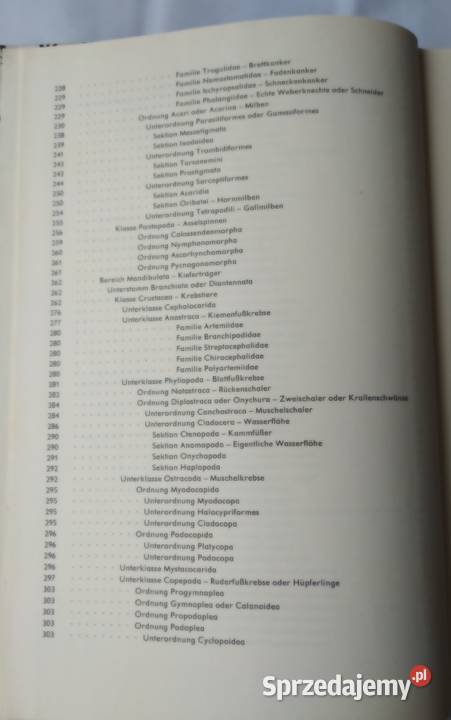 URANIA TIERREICH Annelida bis Chaetognatha Rok wydania 1969 podlaskie Hajnówka