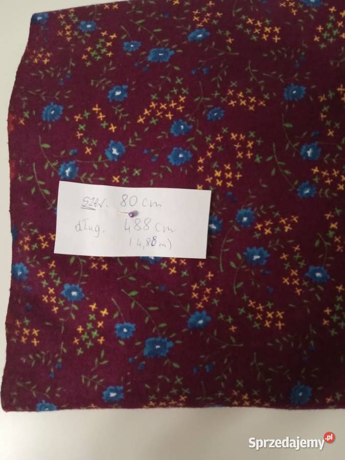 Materiał flanelowy z PRLu śląskie Mysłowice