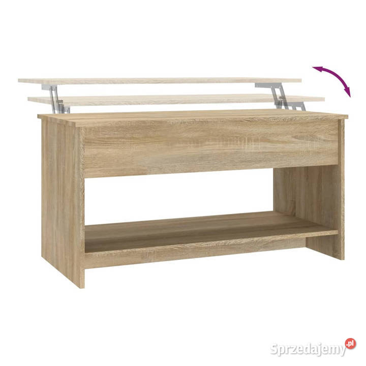 Stolik kawowy dąb sonoma 102x50x525 WM809650 Stoły
