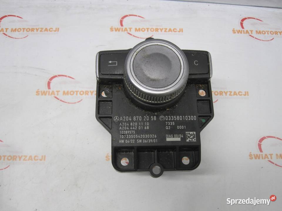 MERCEDES W204 07r przełącznik iDrive radia świętokrzyskie
