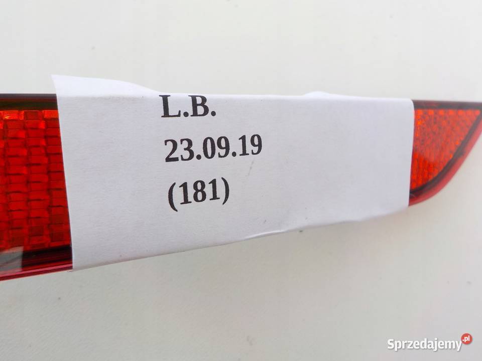 ODBLASK ZDERZAKA LEWY TYŁ AUDI A4 B9 Nowy Tomyśl