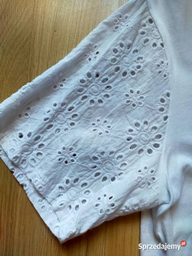 Bawełniana bluzka Greenpoint biały Łódź sprzedam