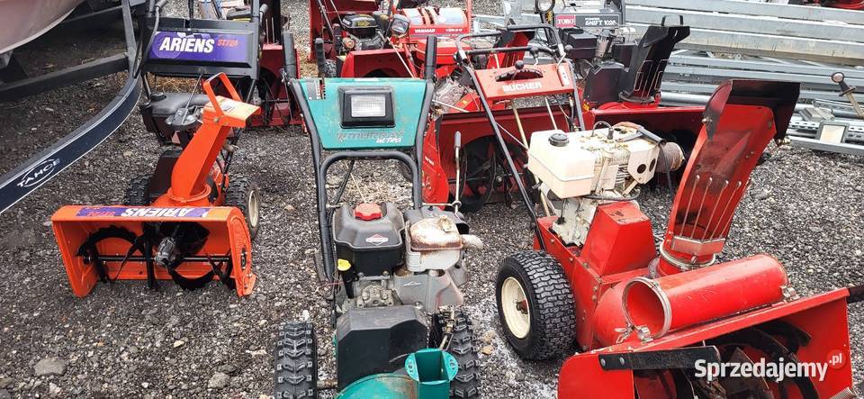 Odśnieżarka pakiet 10 sztuk dużych odśnieżarek śląskie Strumień