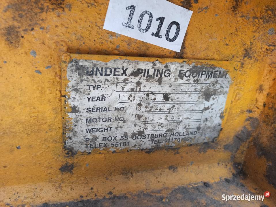 Syndyk sprzeda Kafar Fundex F12 rpr 1982
