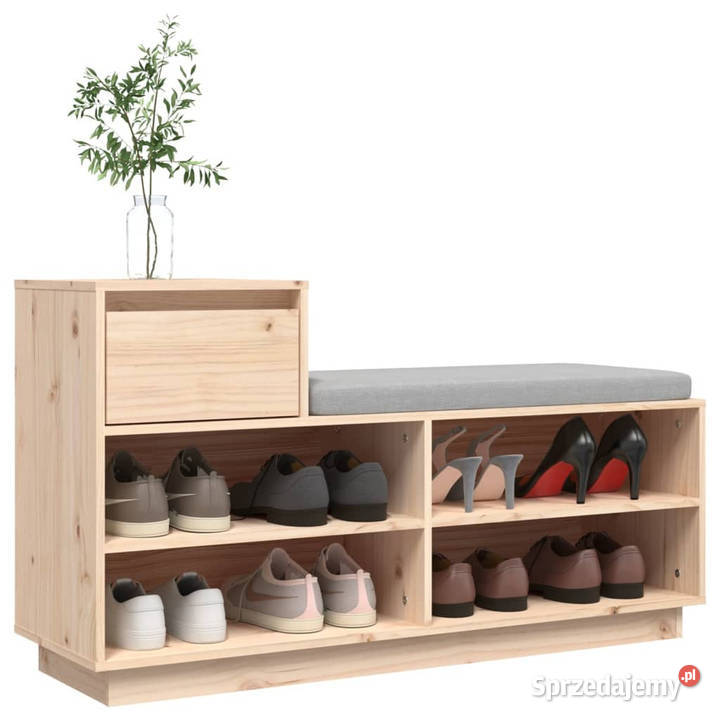 Szafka na buty 110x34x61 lite drewno sosnowe Warszawa
