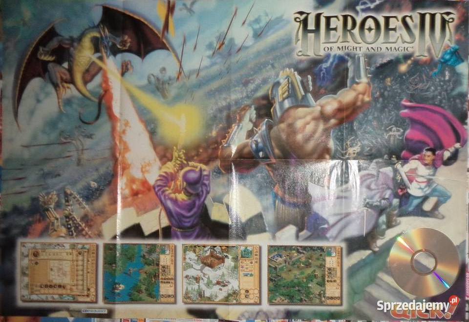 game poster Heroes of might and magic IV 4 2001