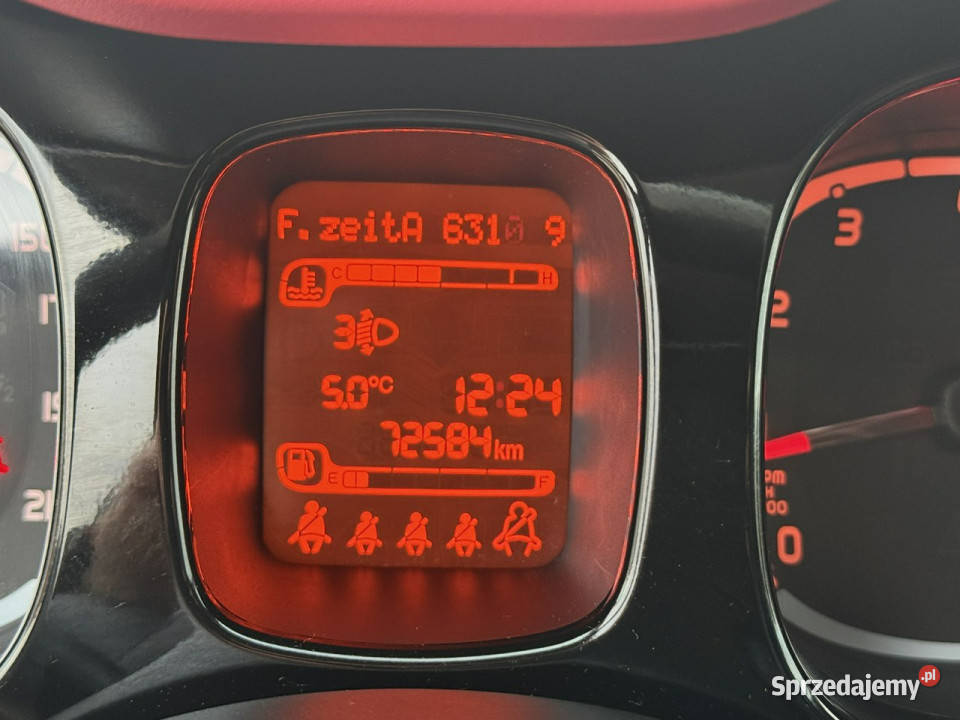 Fiat Panda 72 tkm gwarancji w zNiemiec III 2011 wspomaganie kierownicy Dąbrowa