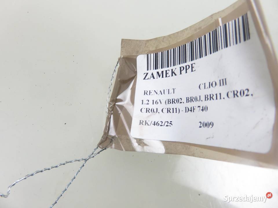 ZAMEK PRAWY PRZEDNI RENAULT CLIO III