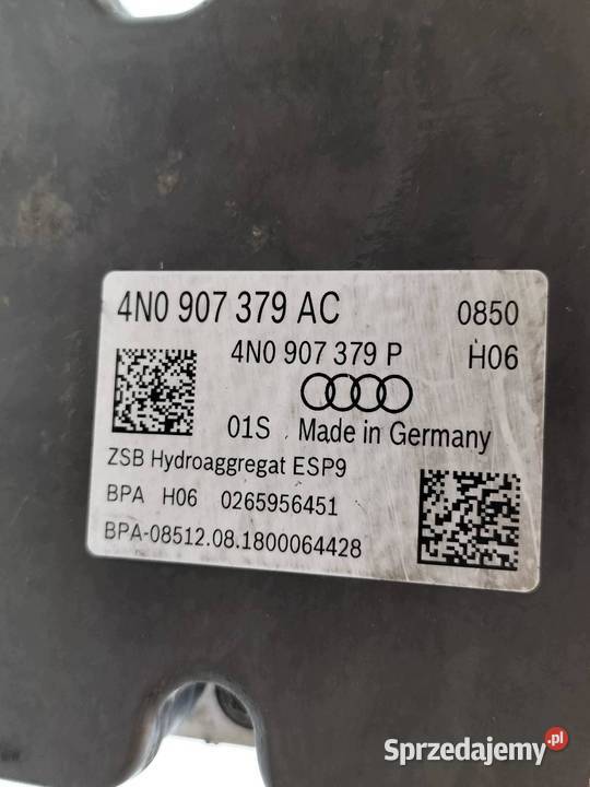POMPA ABS 4N0614517AQ 4N0907379AC Audi A7 II