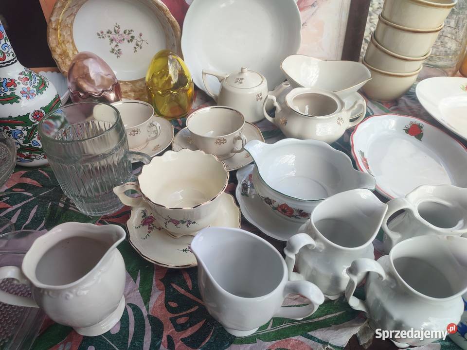 Wyprzedaż Szkło porcelana z czasów PRL Dulcza Wielka