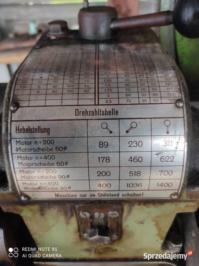 Tokarka Schram Lichner w oryginale świętokrzyskie Końskie