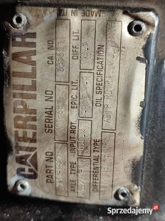 Cylinder hamulcowy 10755 CAT TH 406 Wilkowo sprzedam