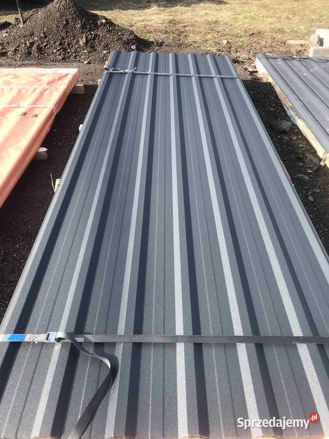 Blacha trapezowa T18 Grafit Mat Ral 7016 DOSTAWA Wołów