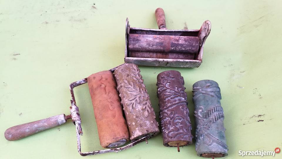 Stare Wałki Malarskie PRL Maszynka Malarska dolnośląskie Wrocław