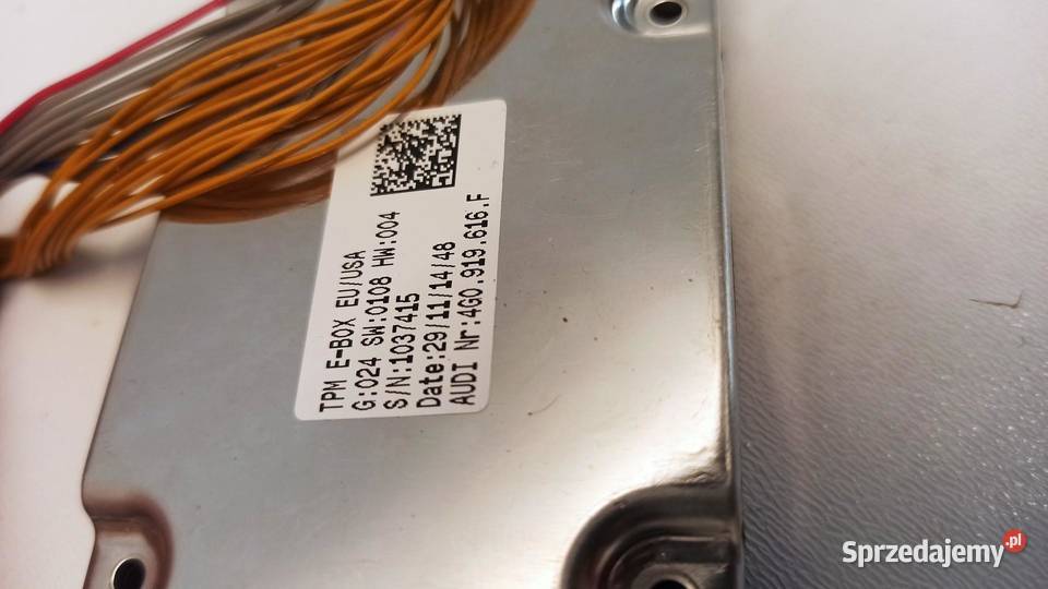 AUDI A6 C7 STEROWNIK TOUCHPAD MMI 4G0919616F osobowe dolnośląskie sprzedam