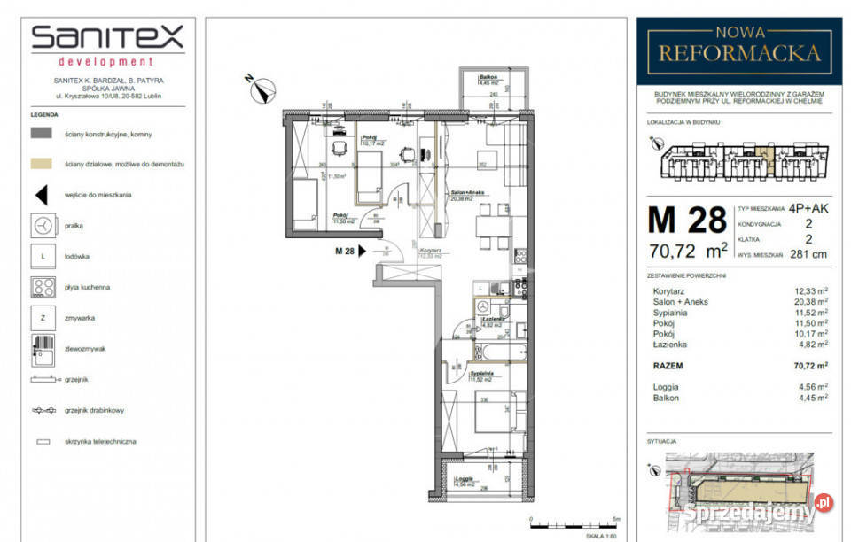 Nowa Reformacka Nowa era komfortu w sercu Chełma garaż Chełm sprzedam