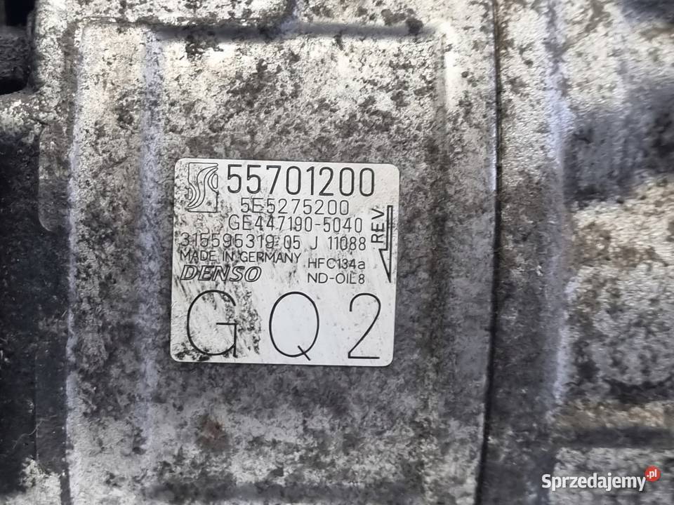 SPRĘŻARKA KLIMATYZACJI Opel Corsa D 12 16V osobowe Kompresory klimatyzacji Rudka