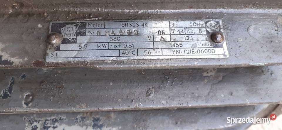 Silnik elektryczny 55 kW Grodzisko