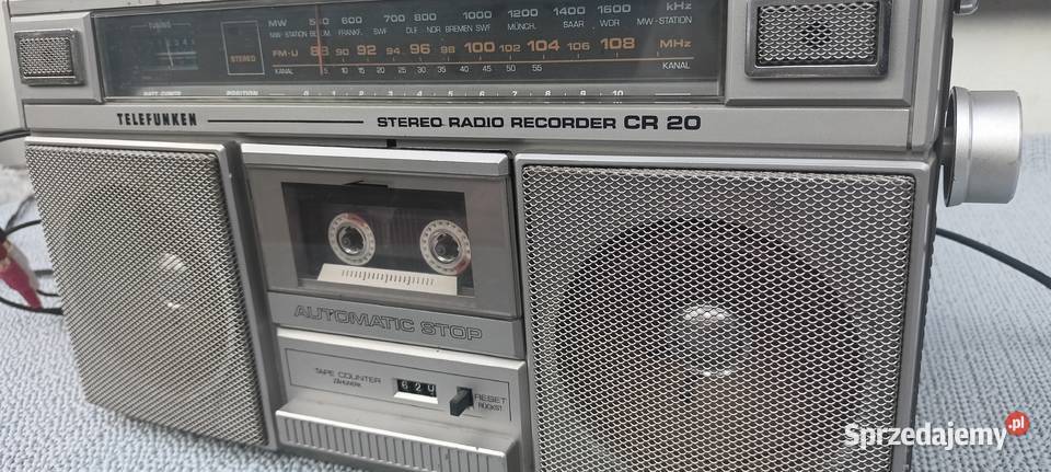 Radiomagnetofon Telefunken CR20 Sędziszów