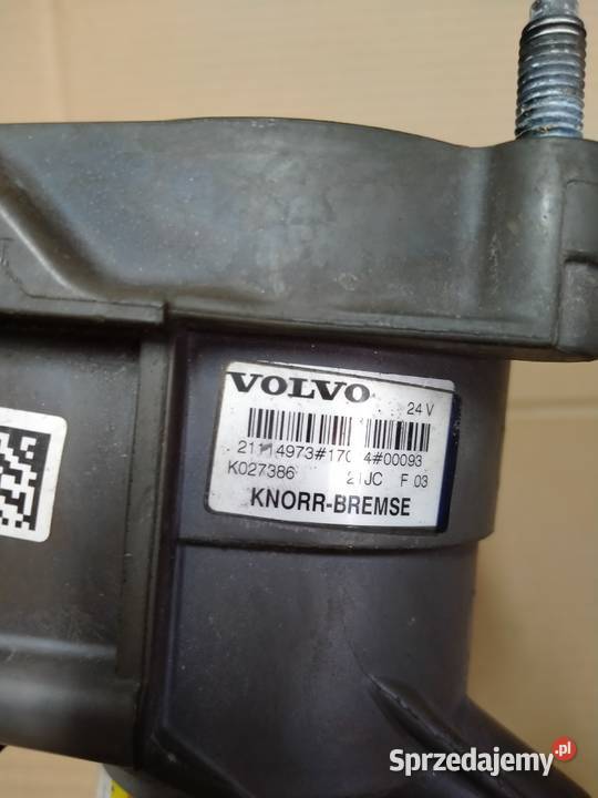 VOLVO FH4 ZAWÓR GŁÓWNY HAMULCOWY 21114973 Pozostałe lubuskie Kargowa sprzedam