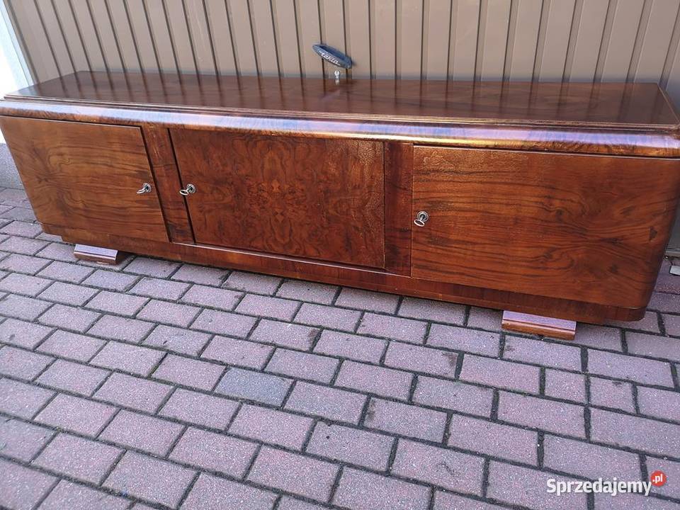 Komoda RTV ARTDECO Niska Orzech 202 Zgrabna wielkopolskie Swarzędz