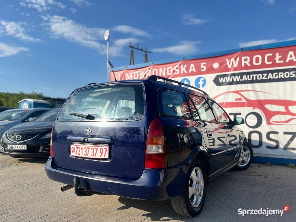 Opel Astra G 16 LPG Kombi HAK Alufelgi Klima Wrocław