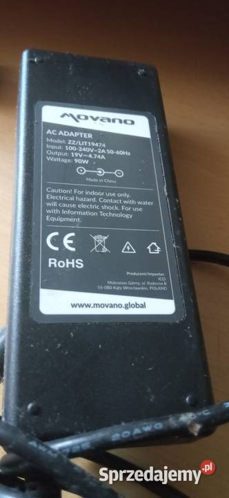 Sprzedam zasilacz do laptopa Poddębice