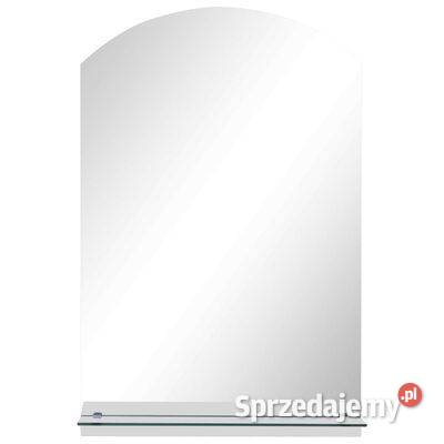 vidaXL Lustro ścienne z półką 40x60 hartowane Lustra mazowieckie