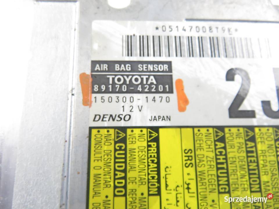 MODUŁ AIRBAG TOYOTA RAV 4 III 8917042201
