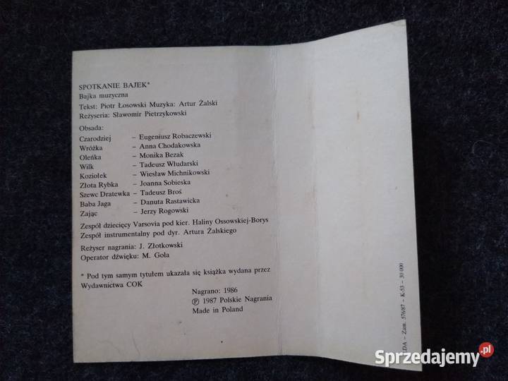 MC cassette cover Spotkanie Bajek