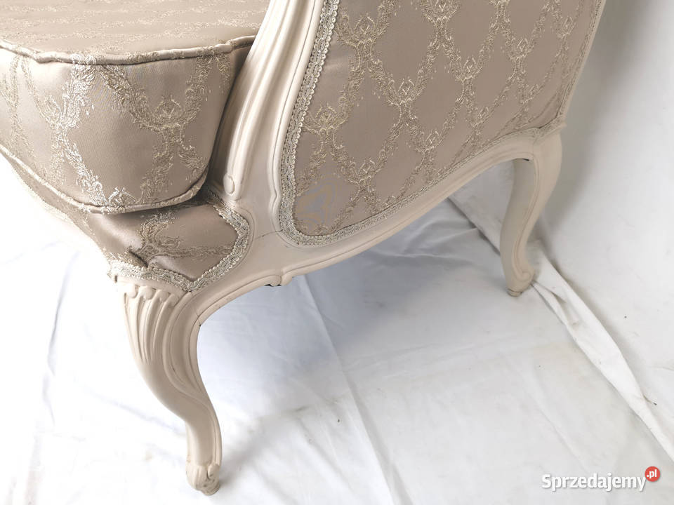 Fotel antyk shabby chic malowany Warszawa