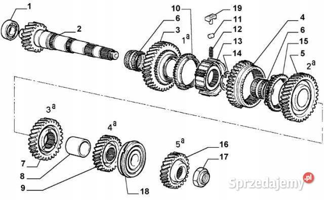 46515584 SYNCHRONIZATOR BIEGÓW FIAT BRAVA MAREA lubelskie