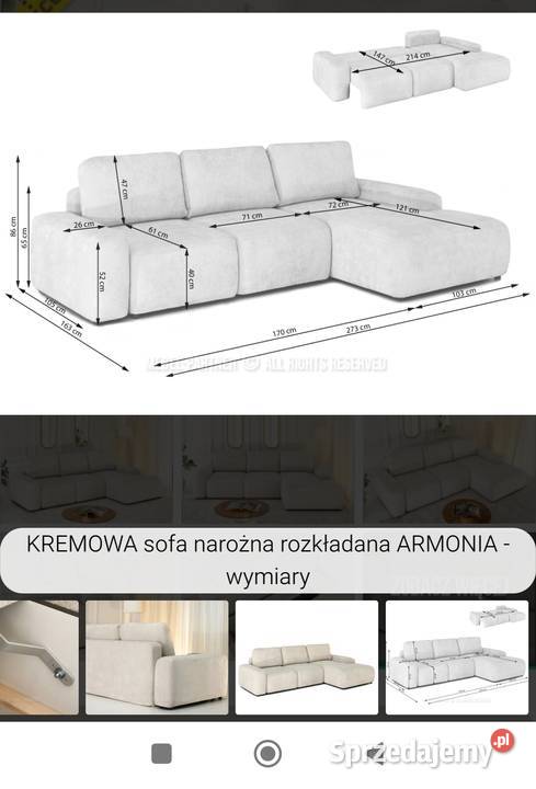 Kanapa 65cm Wola Bukowska
