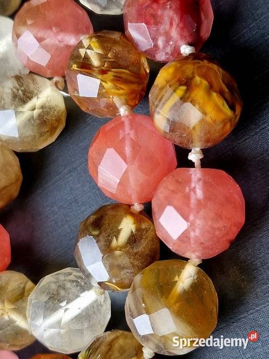 BRAZYLIJSKI KWARC Z RUTYLEM NASZYJNIK ETNO ART Częstochowa