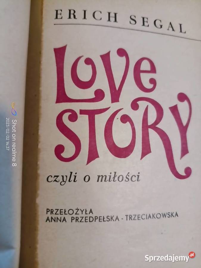 Love story Segal książki Warszawa księgarnia