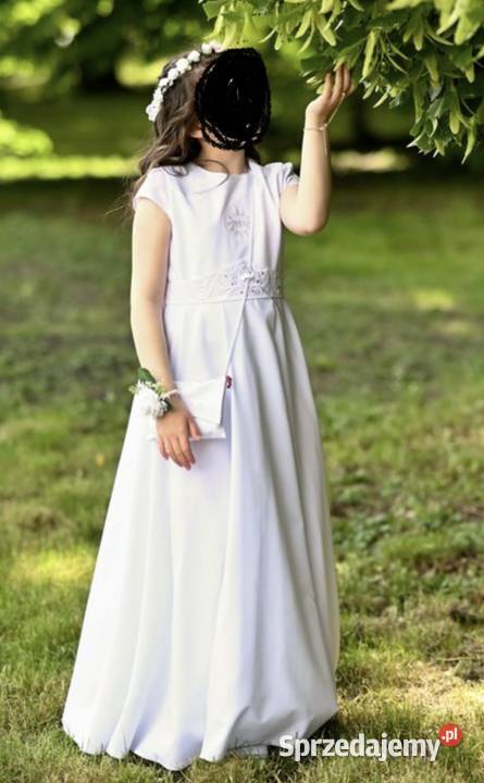 Sukienka komunijna r152158 biała sweterekhalka Kielce sprzedam