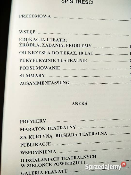 Książka unikatowa kolekcjonerska o teatrze Warszawa