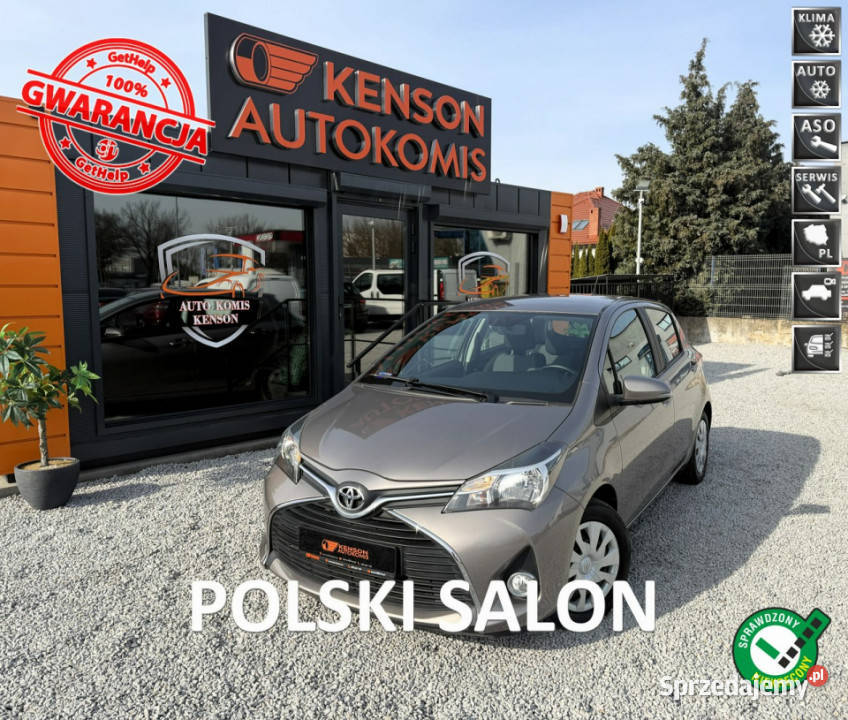 Toyota Yaris Salon Polska Bezwypadkowy Kamera Rok produkcji 2014