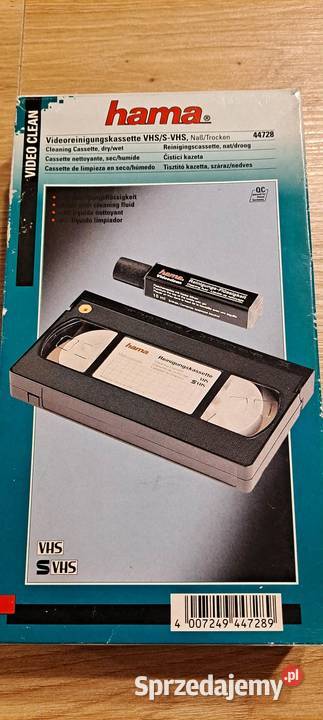 Kaseta czyszcząca VHS video HAMA Kraków