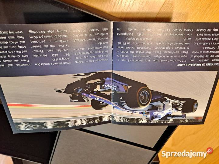 EDOX Sauber F1 Team limitowana kolekcja ETUI BOX małopolskie Kraków