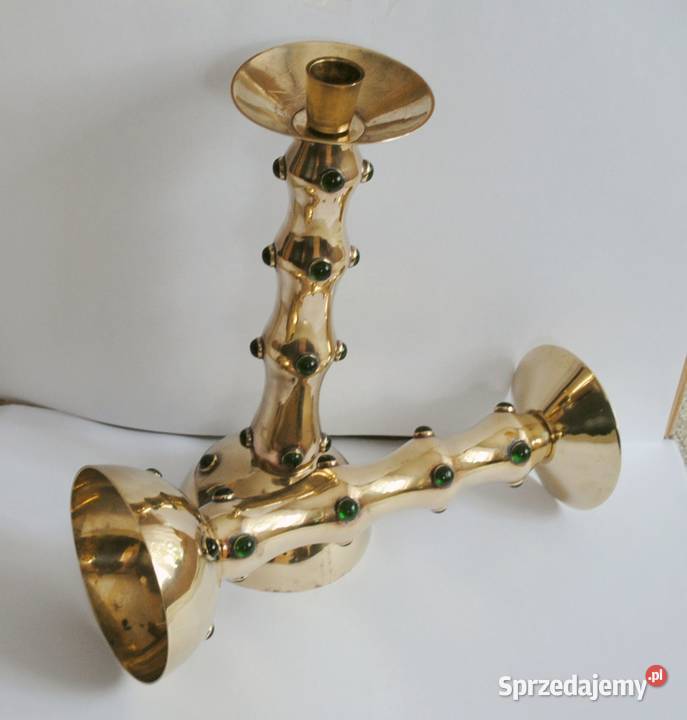 Indyjski świecznik mosiężny Szczytno