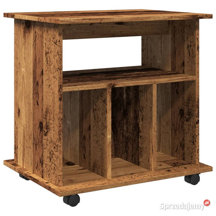 Szafka na kółkach stare drewno 60x45x60 WM856662 Warszawa sprzedam