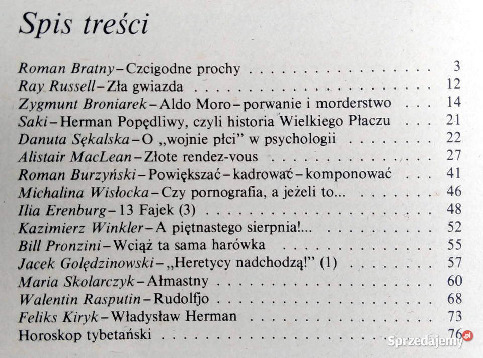 Fikcje i Fakty Czasopismo 1985 9 egz Limanowa