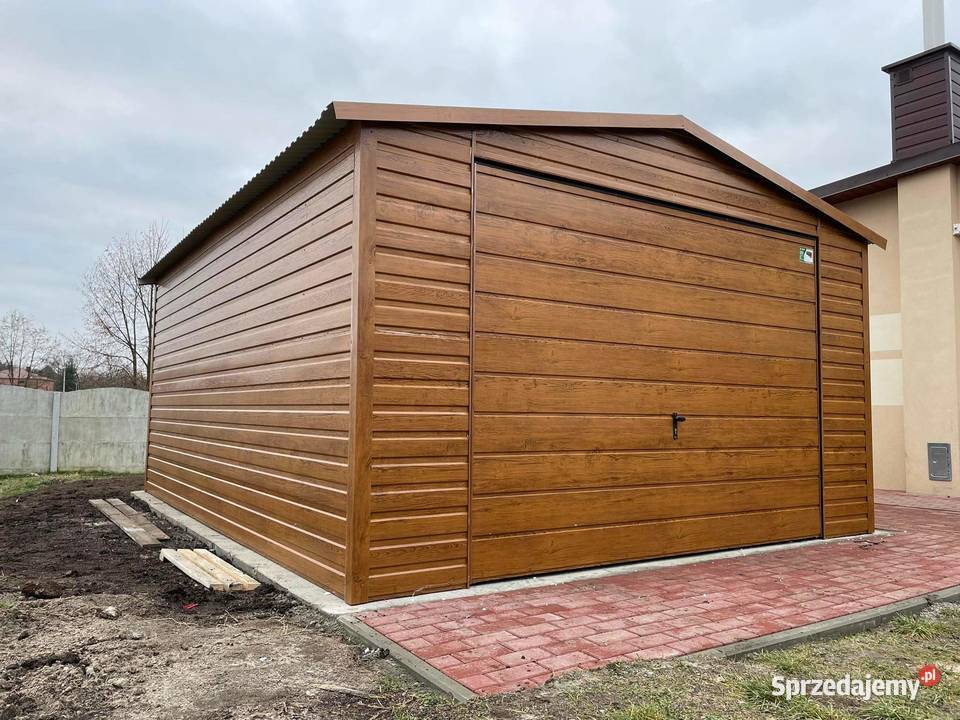 Garaż blaszany 4x5 Brama DRZWI Producent SZYBKA Wrocław