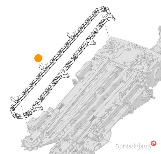 DR10120 Łańcuch Do Przystawki Olimac Drago 56 dolnośląskie Kłodzko